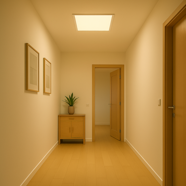 🌟 LED Panel 60×60 cm – 3000 K warmweiß, 40 W, 3400 lm