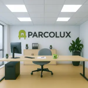 LED Panel 62x62 cm kaltweiß 5500K – 40 W Leistung für effiziente Arbeitsbereiche | Rahmen silber