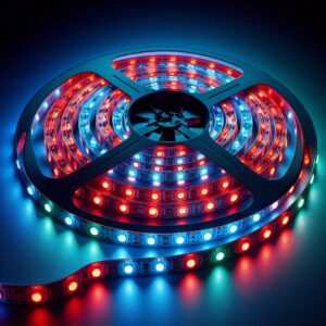 24V LED Streifen RGB+CCT Dual Weiß | einstellbare Farbtemperatur dimmbar selbsklebend 7,5 Meter | 18 Watt/m | 60LED/m | 12mm | IP65 | RGB+2700-6000K