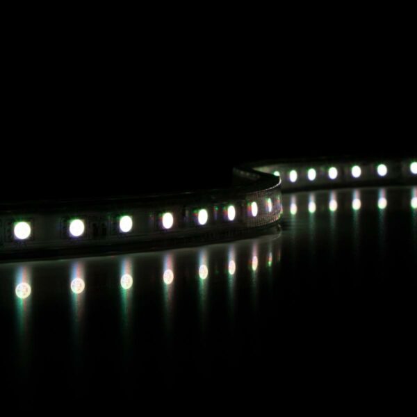 230 Volt RGB LED Streifen 15 Meter | IP44 | 8 Watt/m | 60LED/m | 14mm