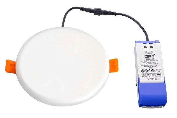 Dimmbarer wasserdichter LED Strahler 4000 Kelvin | neutralweiß | rund | weiß | 20 Watt | Ø185mm | IP66