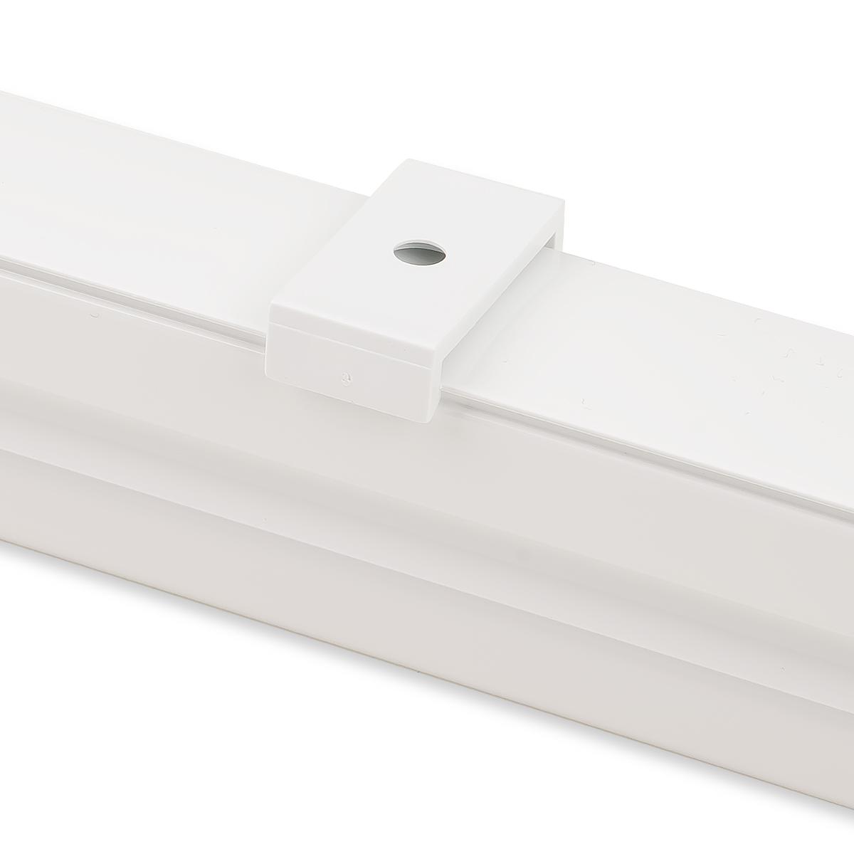 Weiße LED-Lichtleiste Eckenheim mit Schalter