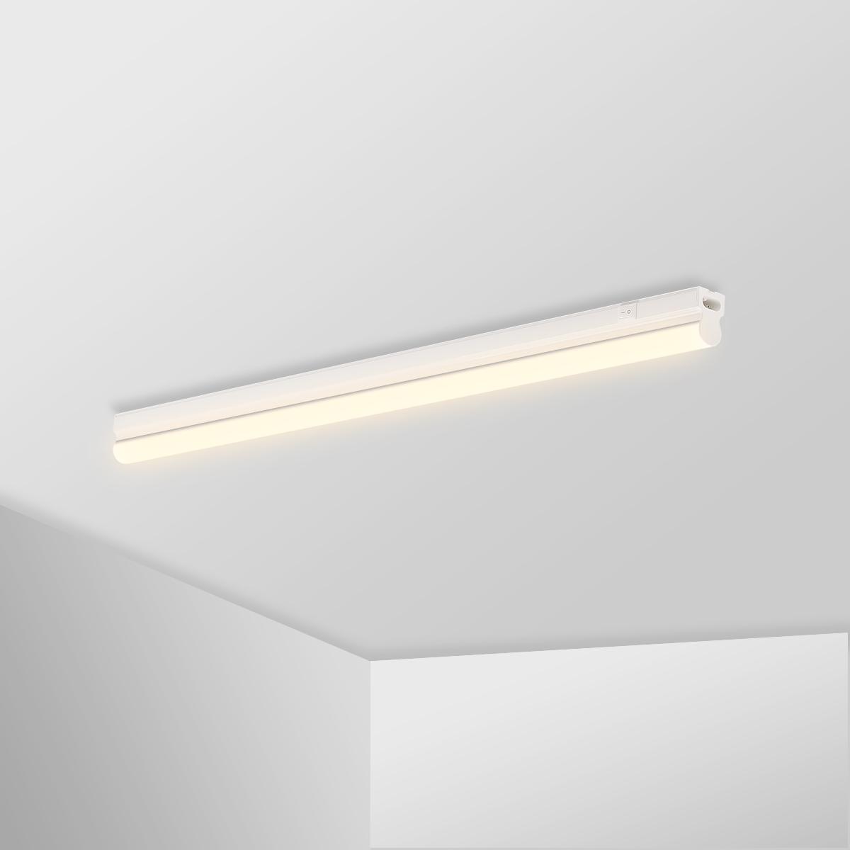 Verkaufsschlagerliste LED Lichtleiste mit Schalter Onlineshop - LED 800lm 573mm 3000K IP20 Leuchtmittel 8W Warmweiss Parcolux 