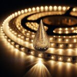 12V wasserfester LED Streifen warmweiß IP65 5 Meter 10 mm breit 14,4 Watt/m 60LED/m 3000 Kelvin