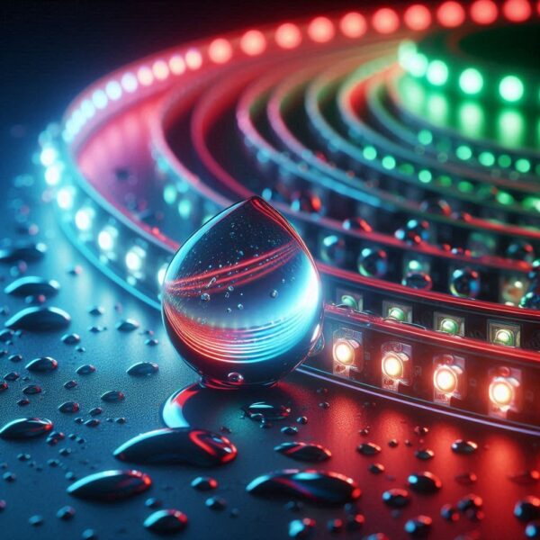 24V wasserfester RGBW LED Streifen IP65 7,5 Meter mit warmweiß 15Wm 60LEDm 12mm