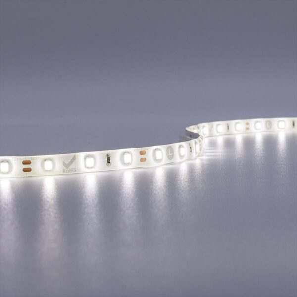 Einfarbiger LED Streifen neutralweiß 4000 Kelvin | SMD3528 | DC12 Volt 4,8Watt/m | 60 LED/m | 5 Meter