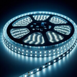 LED Streifen 5 Meter 8,3 mm Single Cut 6000 Kelvin kaltweiß 24 Volt 15Wm 120LEDm 8mm Schutzart IP20