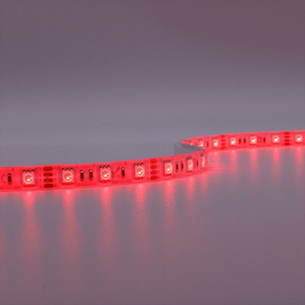 RGB 12 Volt LED Streifen 5 Meter 14,4 Watt/m 60 LED/m 10mm breit IP65