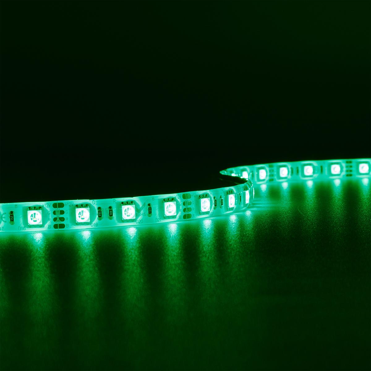 RGB 12 Volt LED Streifen 5 Meter 14,4 Watt/m 60 LED/m 10mm breit IP65 -  Parcolux - LED Leuchtmittel Onlineshop