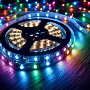 RGB LED Streifen 5 Meter 12 Volt 7,2W/m 30LED/m 10mm IP20 Farbwechsel