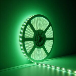LED Streifen grün | 5 Meter | 12 Volt | 14,4 Watt | 10 mm breit | 60LED/m | Schutzart IP20