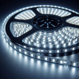 Strip 12V LED Streifen 5M 9,6W/m 120LED/m 8mm - Lichtfarbe: Neutralweiß 4000K - Schutzart: IP20