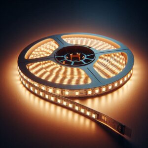 12 Volt LED Streifen Single Cut Warmweiß 5M 17,7W/m 120LED/m IP20 3000 Kelvin
