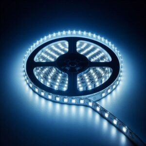 24 Volt LED Streifen kaltweiß 6000 Kelvin 5 Meter 3,5mm breit