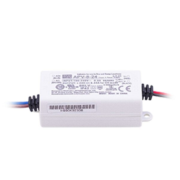 24 Volt Mean Well APV-8-24 LED Netzteil 8.16 Watt 0.34 Ampere IP42 Schaltnetzteil CV