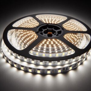 24V LED Streifen neutralweiß 4000K dimmbar selbstklebend 5M 24Wm 180LEDm 12mm IP20