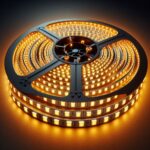 LED Streifen warmweiß | 2700 Kelvin | 5 Meter | 24 Volt | 24 Watt/m | 180LED/m | 13mm breit | IP20