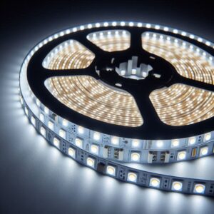 Strip 24V CRI90 LED Streifen 5M 7,2Wm 240LEDm 4mm - Lichtfarbe Neutralweiß 4000K - Schutzart IP20