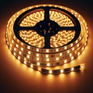 LED Band extra schmal für indirekte Beleuchtung Warmweiß 2700 Kelvin 24 Volt CRI90 4W/m 240LED/m