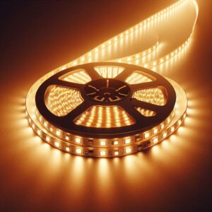 LED Band für indirekte Beleuchtung Warmweiß 2700 Kelvin 24 Volt CRI90 14Wm 240LEDm 8mm IP20