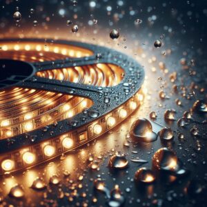 12V Wasserfester LED Streifen IP65 warmweiß 3000 Kelvin | 5 Meter |10 mm breit | 7,2 Watt/m | 30LED/m