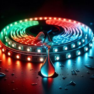 24V Wasserfester LED Streifen IP65 RGB+CCT | 5 Meter | 18 Watt/m | 60LED/m | 12mm | RGB+2700-6000K
