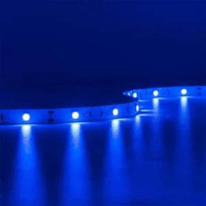 Blauer LED Streifen 12 Volt IP20 7,2 Watt für Innenanwendungen