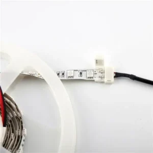 DC Kabel Buchse mit 8 mm LED Streifen Schnellverbinder 2polig