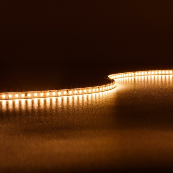LED Band für indirekte Beleuchtung Warmweiß 2700 Kelvin 24 Volt 5 Meter 8W/m 224LED/m 5mm IP20