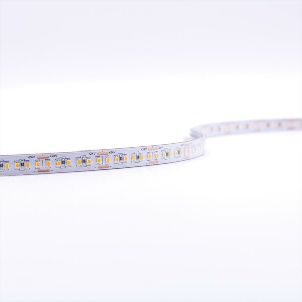 LED Band für indirekte Beleuchtung Warmweiß 2700 Kelvin 24 Volt CRI9014W/m 240LED/m 8mm IP65
