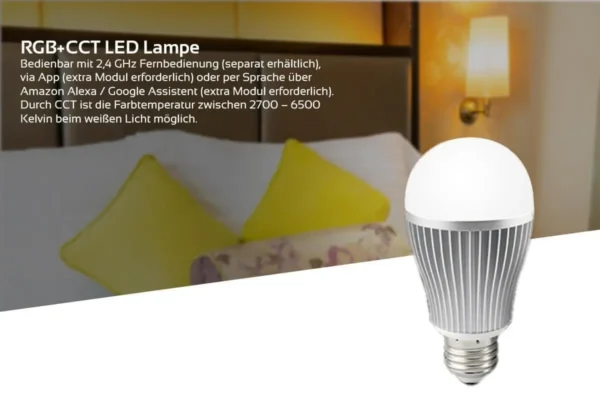 LED CCT Lampe E27 Wifi ready