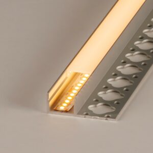 LED Fliesen Abschluss-Profil eloxiert opal 200cm