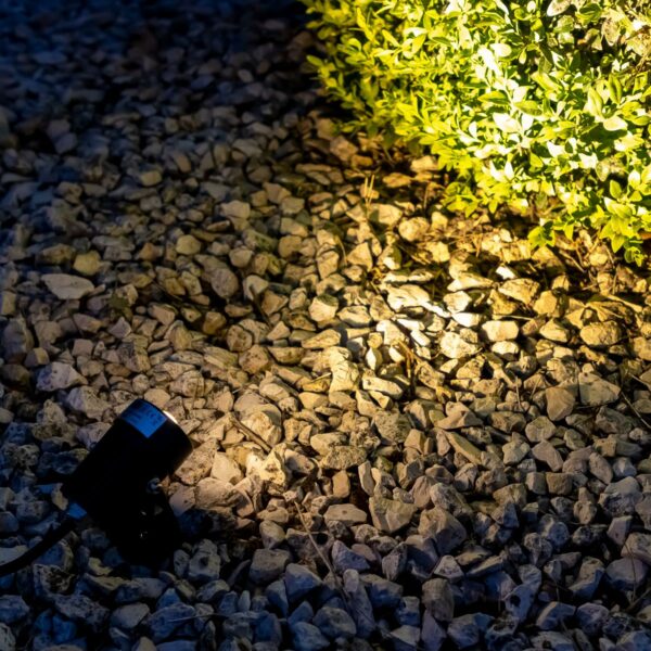 LED Gartenstrahler warmweiß mit Erdspieß IP65
