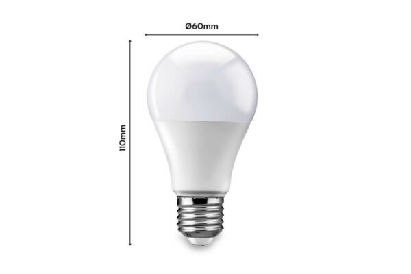 LED Lampe Birne E27 11 Watt A60 matt 2700 Kelvin warmweiß