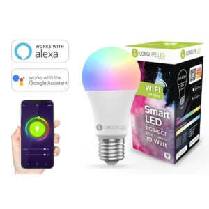 LED Lampe Birnenform E27 10 Watt RGB+CCT Alexa