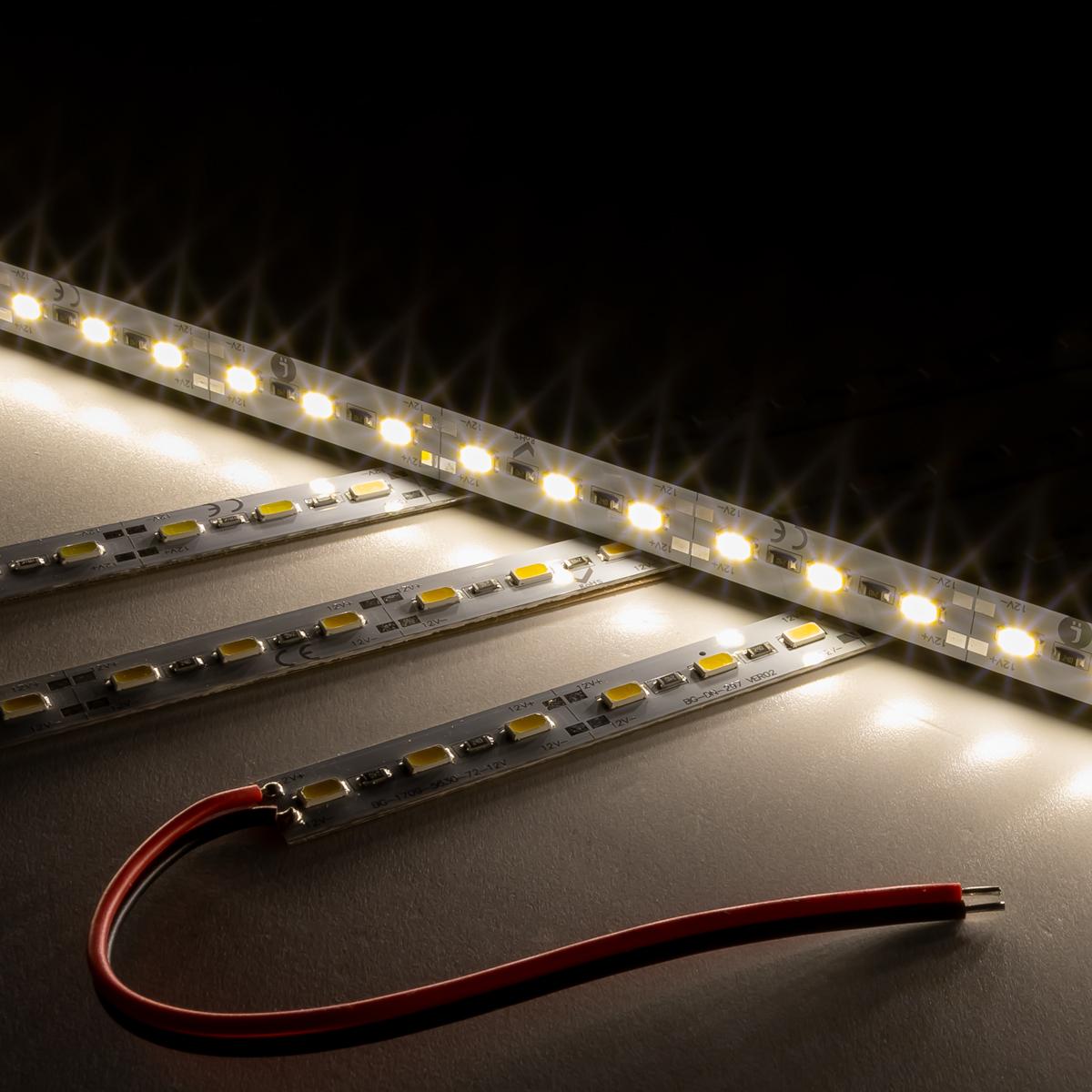 LED Lichtleiste 12 Volt neutralweiß 4000 Kelvin, 1 Meter, 18W/m, 72LED/m, 12mm