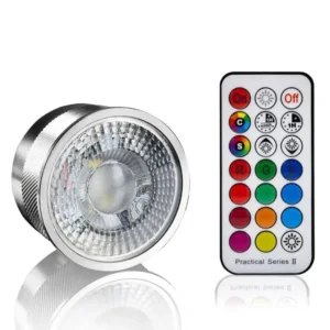 LED Modul rund RGB+WW 230 Volt 3 Watt Alu mit Linse