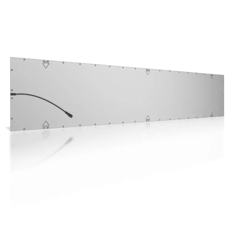 LED Panel 30 × 150 cm neutralweiss 230 Volt silber
