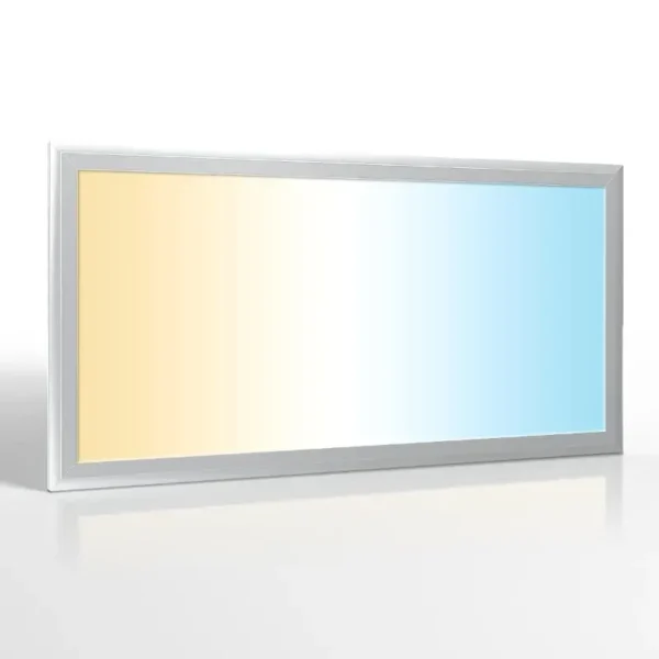LED Panel 30 x 60 cm CCT 230 Volt silber