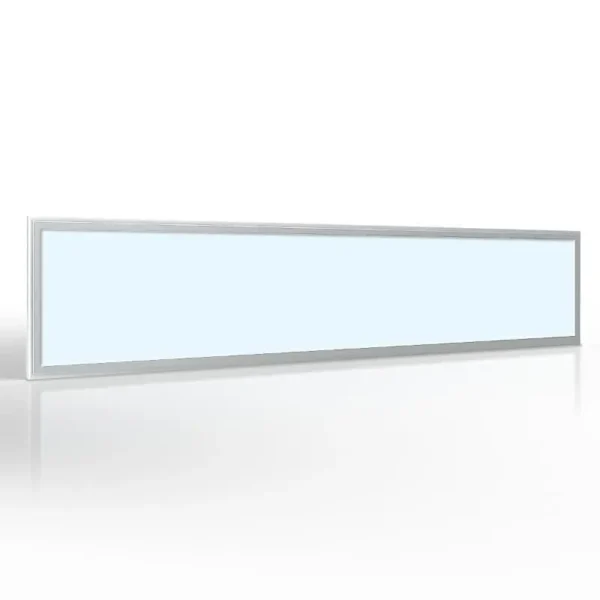 LED Panel 30 × 150 cm kaltweiß 230 Volt silber