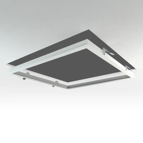 LED Panel Einbaurahmen 62 x 62 cm in weiß