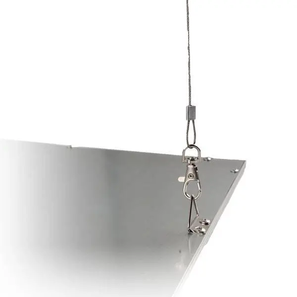Lampe am Seil montieren Aufhängung 4x Seilsystem 1,0 Meter