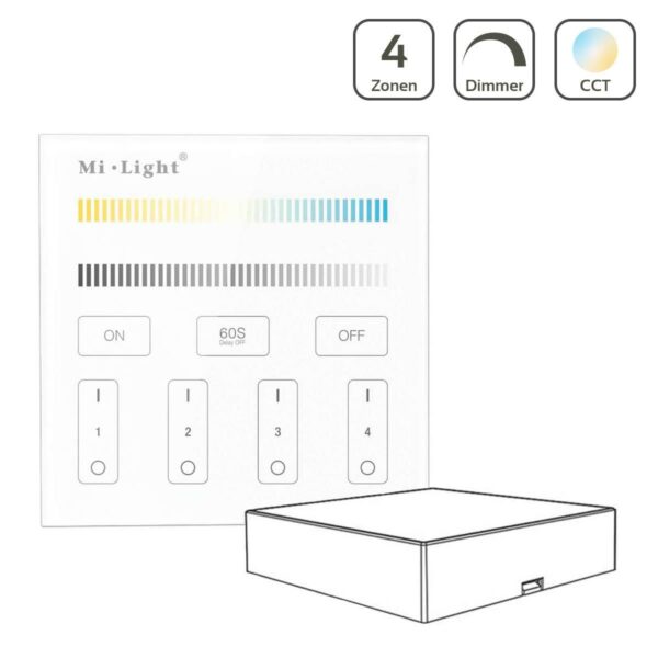 MiBoxer B2 Wandschalter 2.4 GHz für CCT Beleuchtung