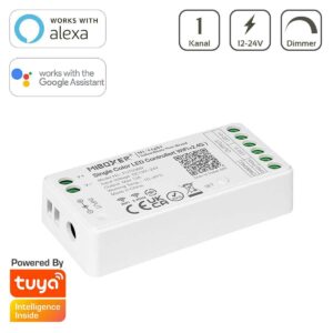 MiBoxer FUT036W LED Dimmer 1 Kanal 12/24V LED Strip WiFi Tuya Alexa Google