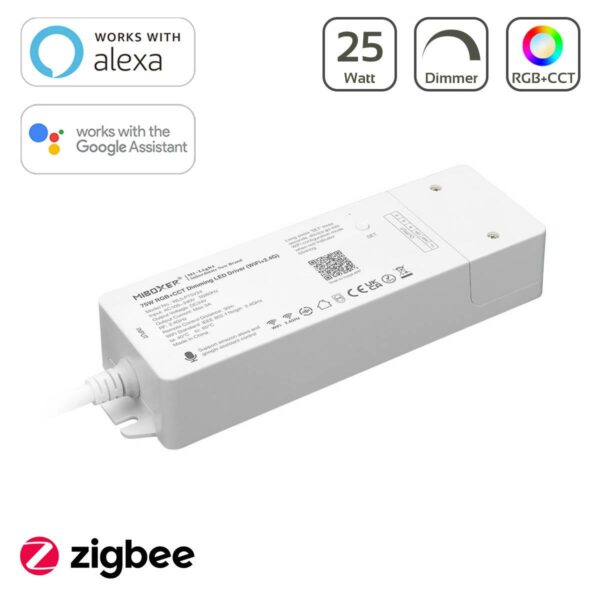 MiBoxer WL5-P75 RGB+CCT Controller mit 24 Volt Netzteil 75 Watt Tuya Alexa Google Steuerung
