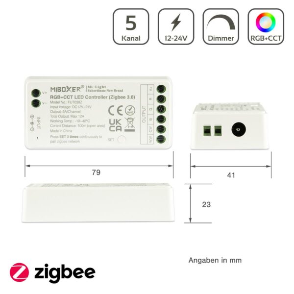 Miboxer FUT039Z Zigbee Controller