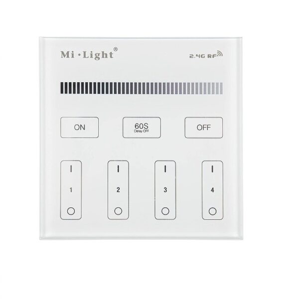Miboxer T1 Wandschalter Dimmer 2.4 GHz für einfarbige Beleuchtung 230 Volt