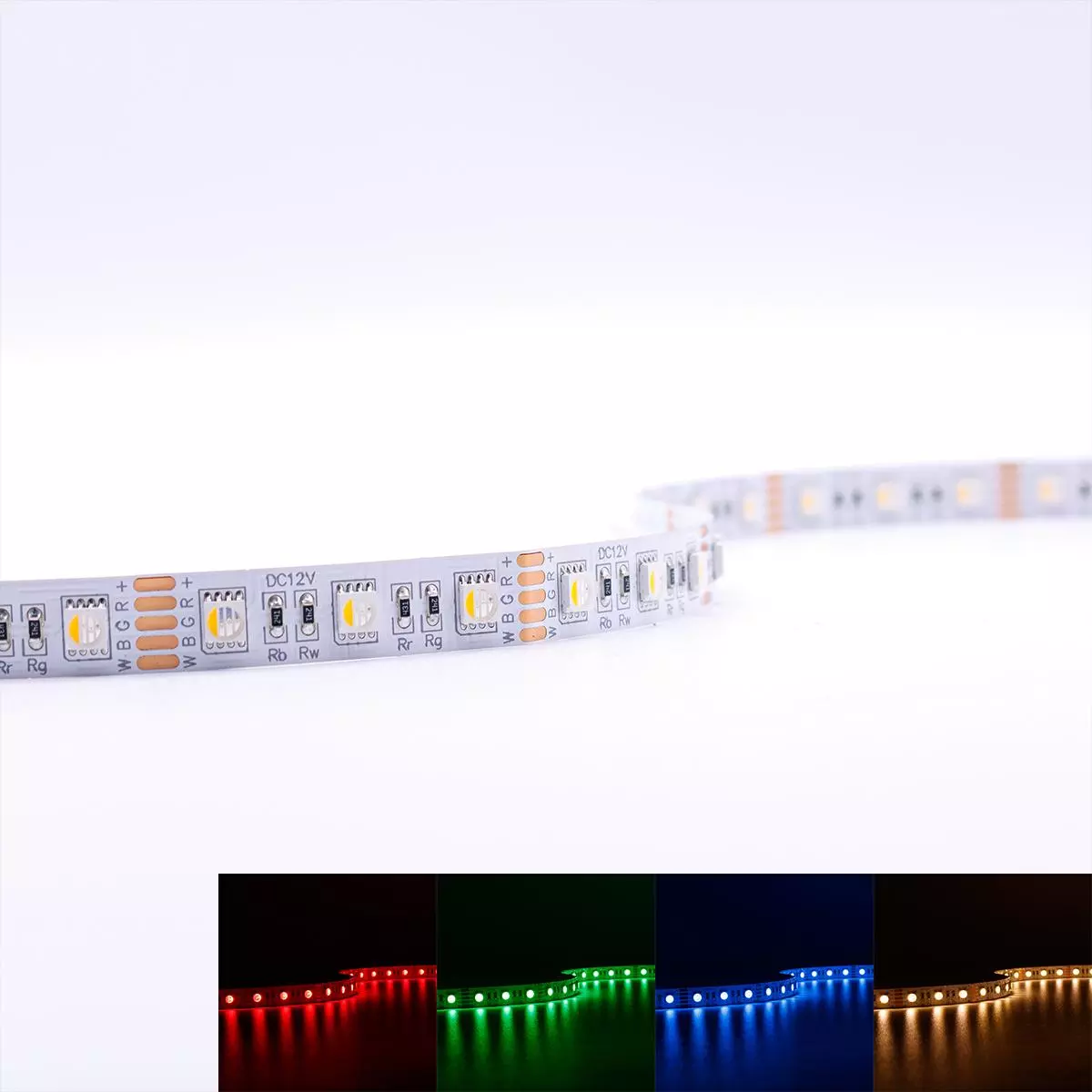 LED Strip - Warmweiss 3000K - 60LED/m SMD5050 Epistar LED - 12V