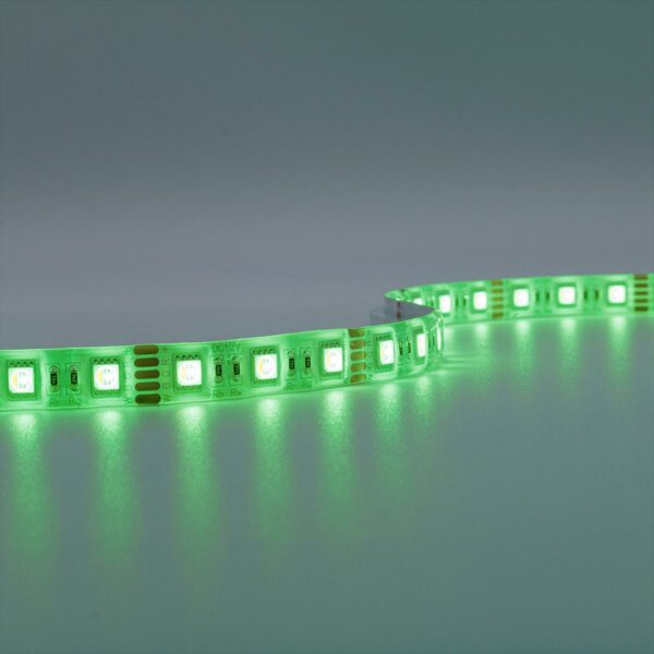 RGBW LED Streifen mit warmweiß 12 Volt 5m 15W/m 60LED/m 12mm Schutzart IP65 für Außenanwendungen