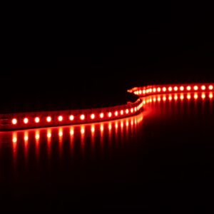 Roter LED Streifen 24 Volt IP20 9,6 Watt für trockene Räume